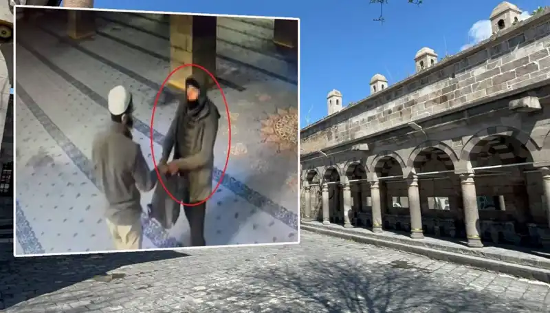 Tarihi Camide Hırsızlık Girişimi: Güvenlik Kameraları Her Şeyi Kaydetti