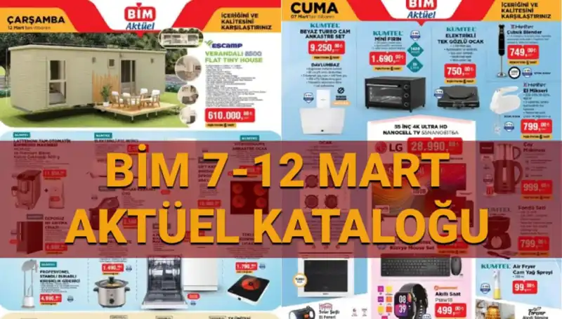 BİM Aktüel Kataloğu 11-12 Mart: İşte Alışverişte Kaçırılmayacak Fırsatlar!