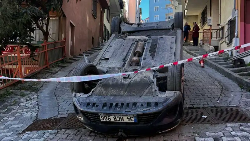 El Freni Çekilmeyen Araç Takla Attı: Şok Edici Anlar!