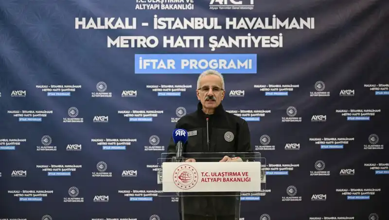 Halkalı-Gayrettepe Hattında Seyahat Süresi 57 Dakikaya İniyor: Bakan Uraloğlu'ndan Açıklama