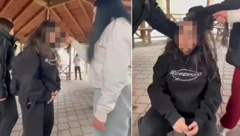 : Ankara'da Akran Şiddeti: Genç Kızın Akılalmaz Saldırısı ve O Anların Kaydı