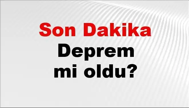Kütahya'da Son Dakika Deprem: Sarsıntının Büyüklüğü ve Merkez Üssü