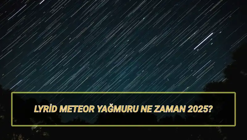 Lyrid Meteor Yağmuru 2025: Türkiye'den Görmek İçin En İyi Tarihler