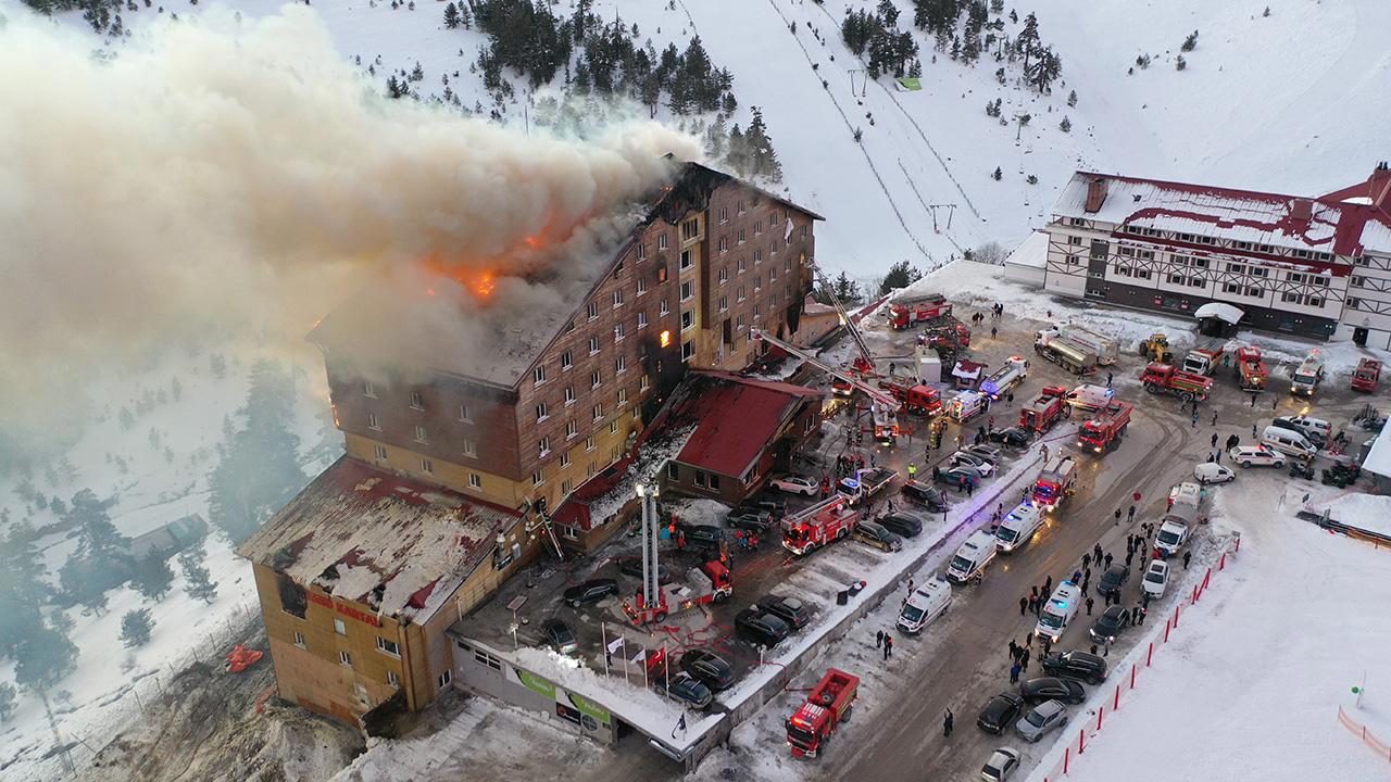 Kartalkaya Kayak Merkezi'nde Otellerde Yangın: 10 Ölü, 32 Yaralı