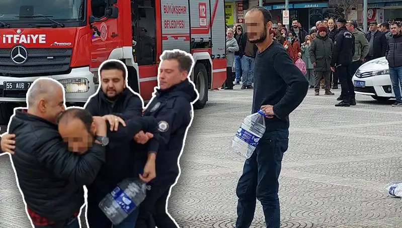 Mahalle Yolunda Şok Edici Gelişme: Genç, Kendini Yakmak İstedi!