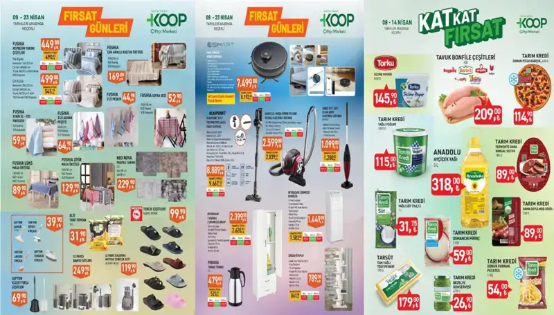 Tarım Kredi KOOP Marketlerinde 12-23 Nisan Fırsatları: İndirimlerle Dolu Bir Alışveriş Deneyimi