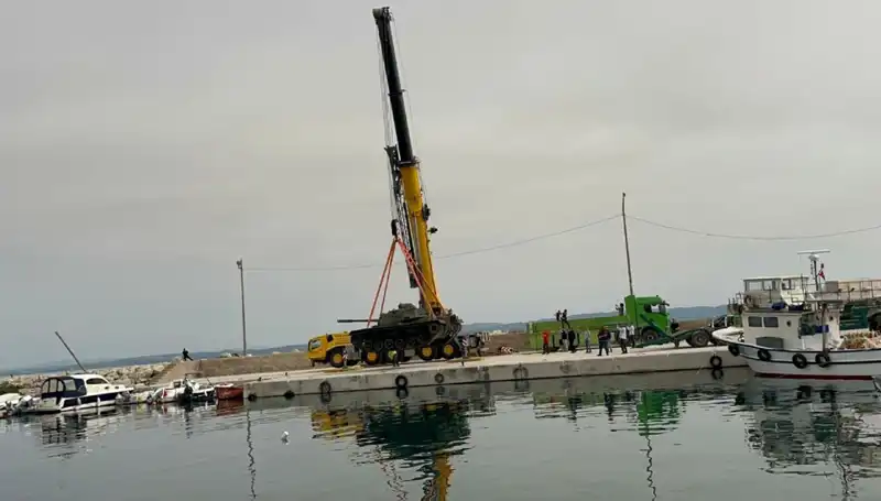 Saros Körfezi'nde Tarihi Bir Gelişme: Tank Batırma Töreni Gerçekleşiyor