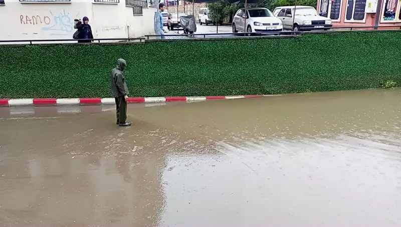 Aydın'da Şiddetli Sağanak Yağış Alt Geçidi Su Bastı, Hayat Durma Noktasına Geldi